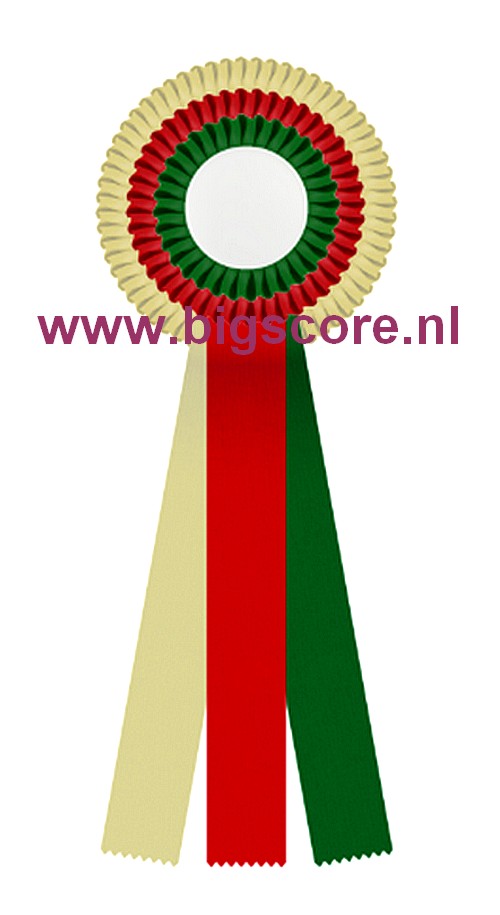 R 03 multi 3-Ringsrozet Ø 13 L: 31 cm Blanco met optie Full-Colour 50 mm afslag